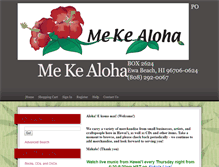 Tablet Screenshot of mkaloha.com